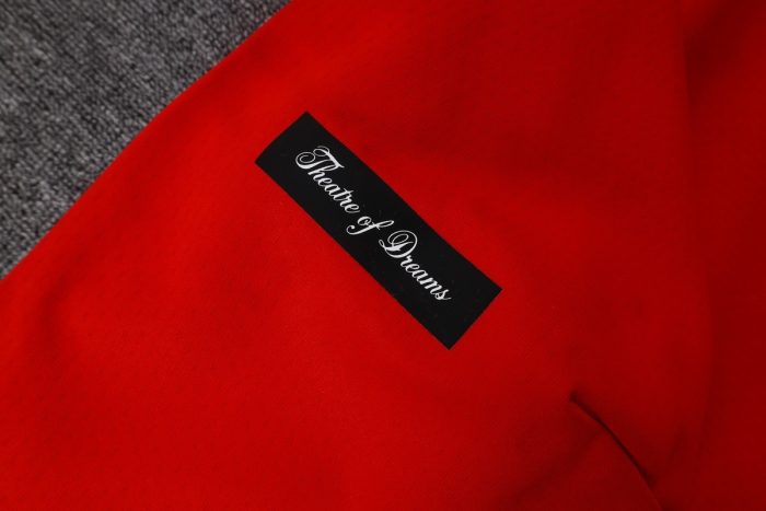 Manchester United Red Long Zip Jacket with Hood - 图片 3