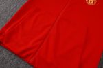 Manchester United Red Long Zip Jacket with Hood - 图片 4