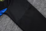 Manchester United Black Long Zip Jacket with Green Logo - 图片 6