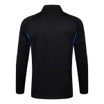 Manchester United Black Long Zip Jacket with Green Logo - 图片 8