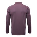 Manchester United 25/26 Long Zipper Jacket Grey Purple - 图片 7