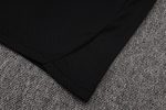 Manchester United Black Polo Shirt with Light Green Trim - 图片 3