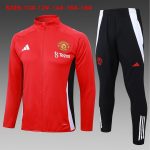 Manchester United 24/25 Red Children's Long Zipper Jacket