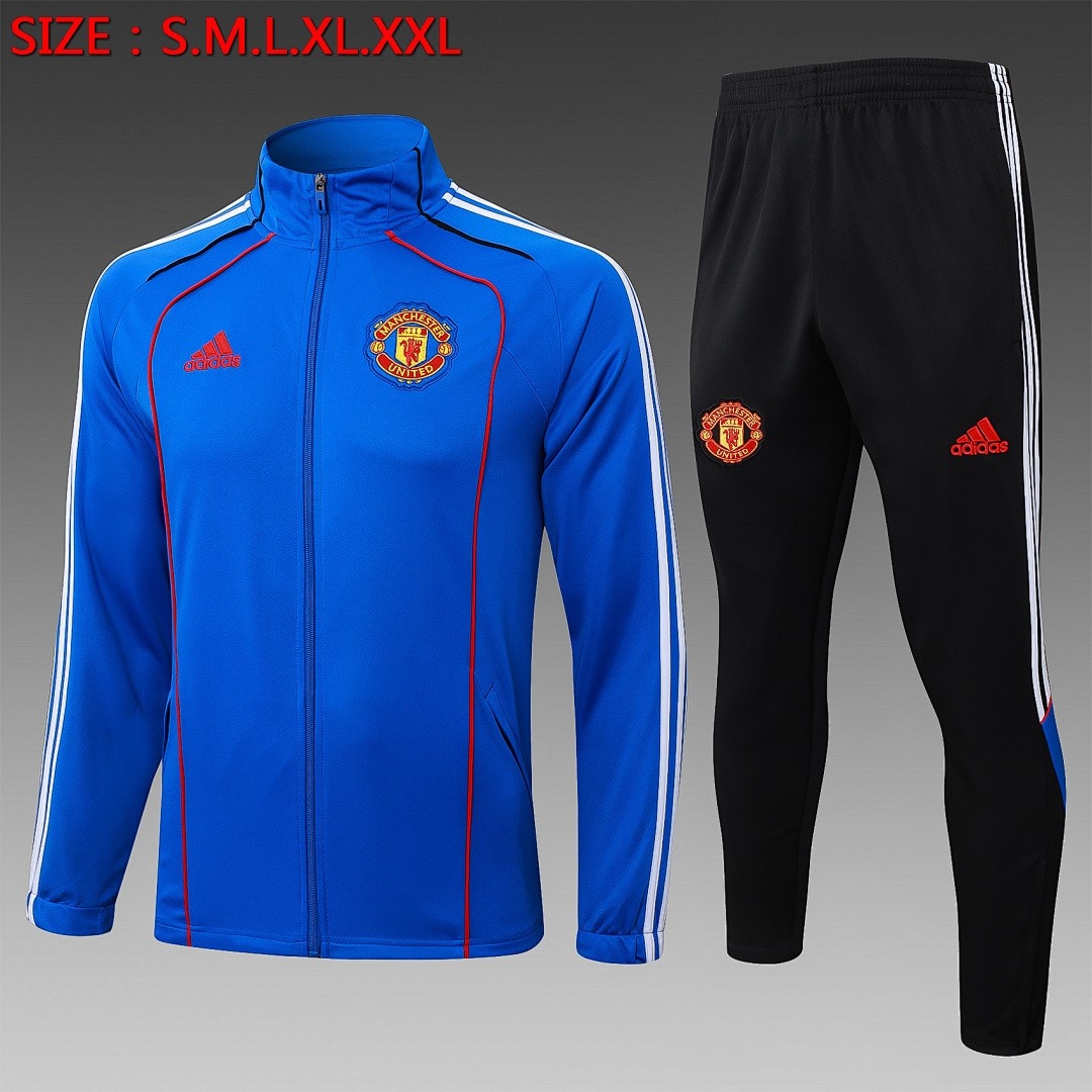 JER-3584_1 Manchester United 2526 Long Zipper Jacket - 图片 1