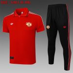 Manchester United Red Retro Polo