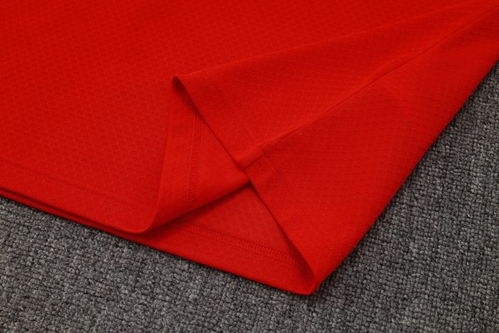 Manchester United Red Retro Polo - 图片 4