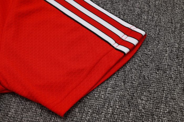 Manchester United Red Retro Polo - 图片 5