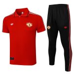 Manchester United Red Retro Polo - 图片 8
