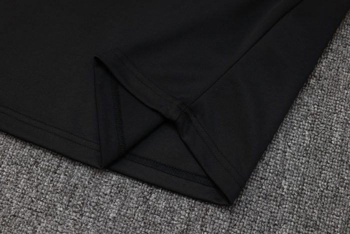 Manchester United Black Retro Half-Zip Jacket - 图片 5
