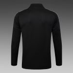 Manchester United Black Retro Half-Zip Jacket - 图片 8