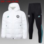 Manchester United White Cotton Jacket 23-24
