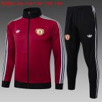 Manchester United 24/25 Long Sleeve Kids Jersey Maroon - 图片 2