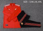Manchester United Red Retro Half-Zip Jacket - 图片 2
