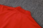 Manchester United Red Retro Half-Zip Jacket - 图片 3