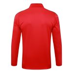 Manchester United Red Retro Half-Zip Jacket - 图片 7