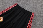 Manchester United 25/26 Long Zipper Jacket Black with Red Spray - 图片 4