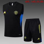 Manchester United 2526 Vest Black (Yellow Logo)