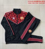 Manchester United Kids Black Long Zipper Jacket with Red Splatter - 图片 3