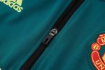 Manchester United 24/25 Black and Green Long Zipper Jacket - 图片 6