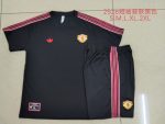 Manchester United Black Retro T-Shirt - 图片 9