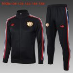 Manchester United 24/25 Black Kids' Jacket (Adidas Logo) - 图片 2