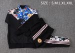 Manchester United Black Stone Rose Long Zipper Jacket - 图片 2