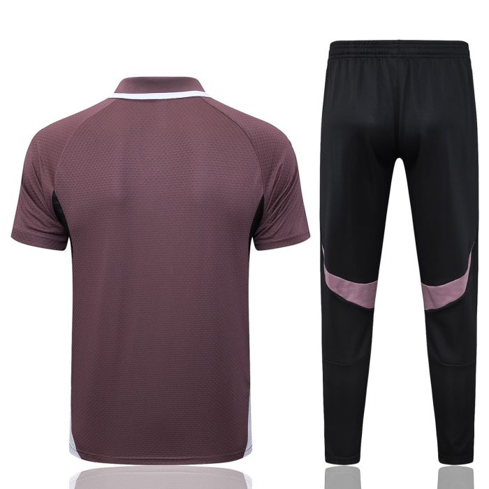 Manchester United Grey Purple Polo - 图片 7