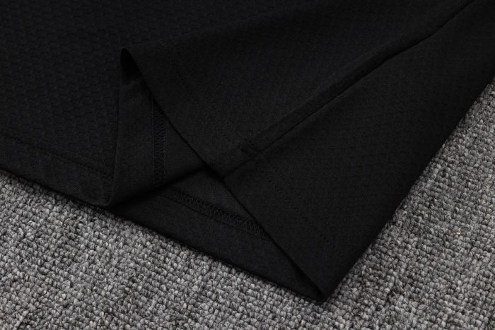 Manchester United Black Retro Polo - 图片 3