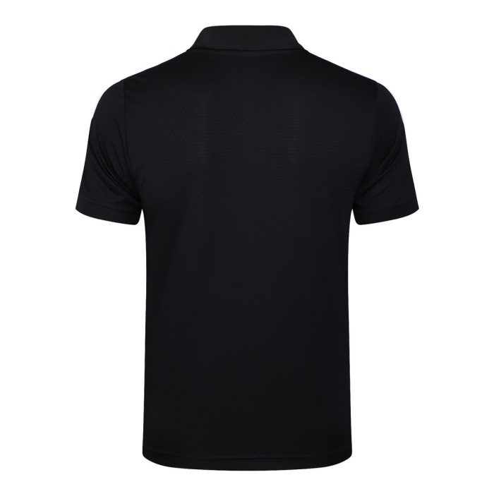 Manchester United Black Retro Polo - 图片 6