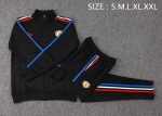 Manchester United 24/25 Black Long Zip Jacket (Three Stripes Logo) - 图片 2