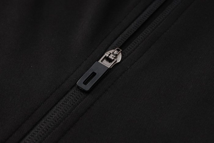 Manchester United 24/25 Black Long Zip Jacket (Three Stripes Logo) - 图片 6