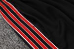 Manchester United Black Retro Long Zipper Jacket - 图片 3