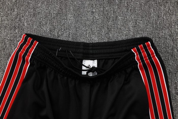Manchester United Black Retro Long Zipper Jacket - 图片 4
