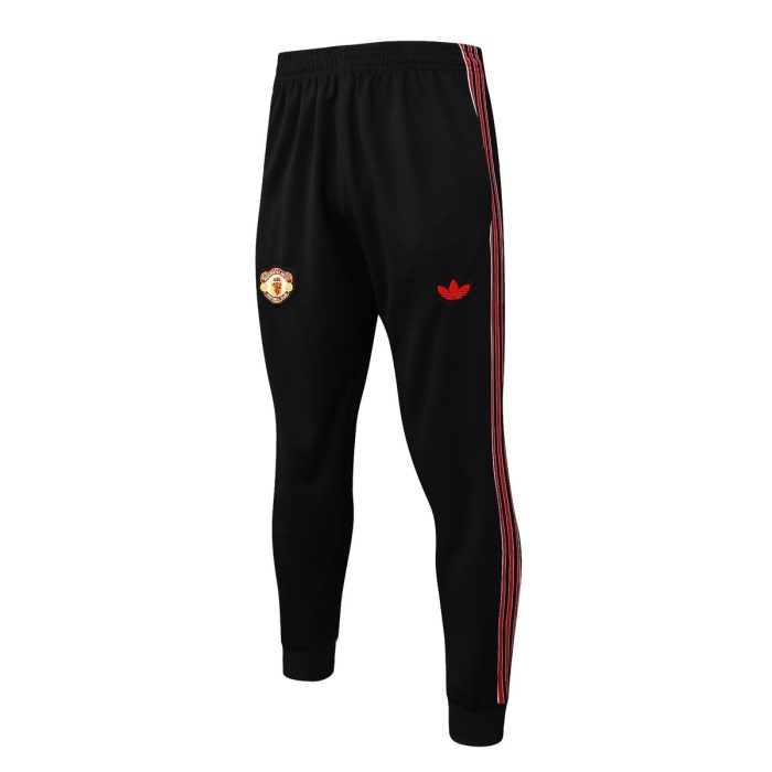 Manchester United Black Retro Long Zipper Jacket - 图片 7
