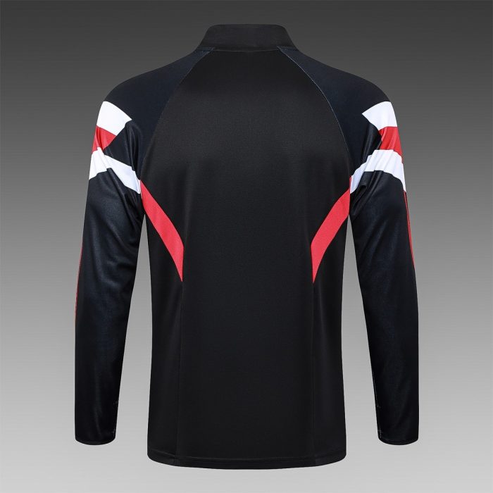 Manchester United 24/25 Half Zip Jacket Black (Adidas Three Stripes) - 图片 8