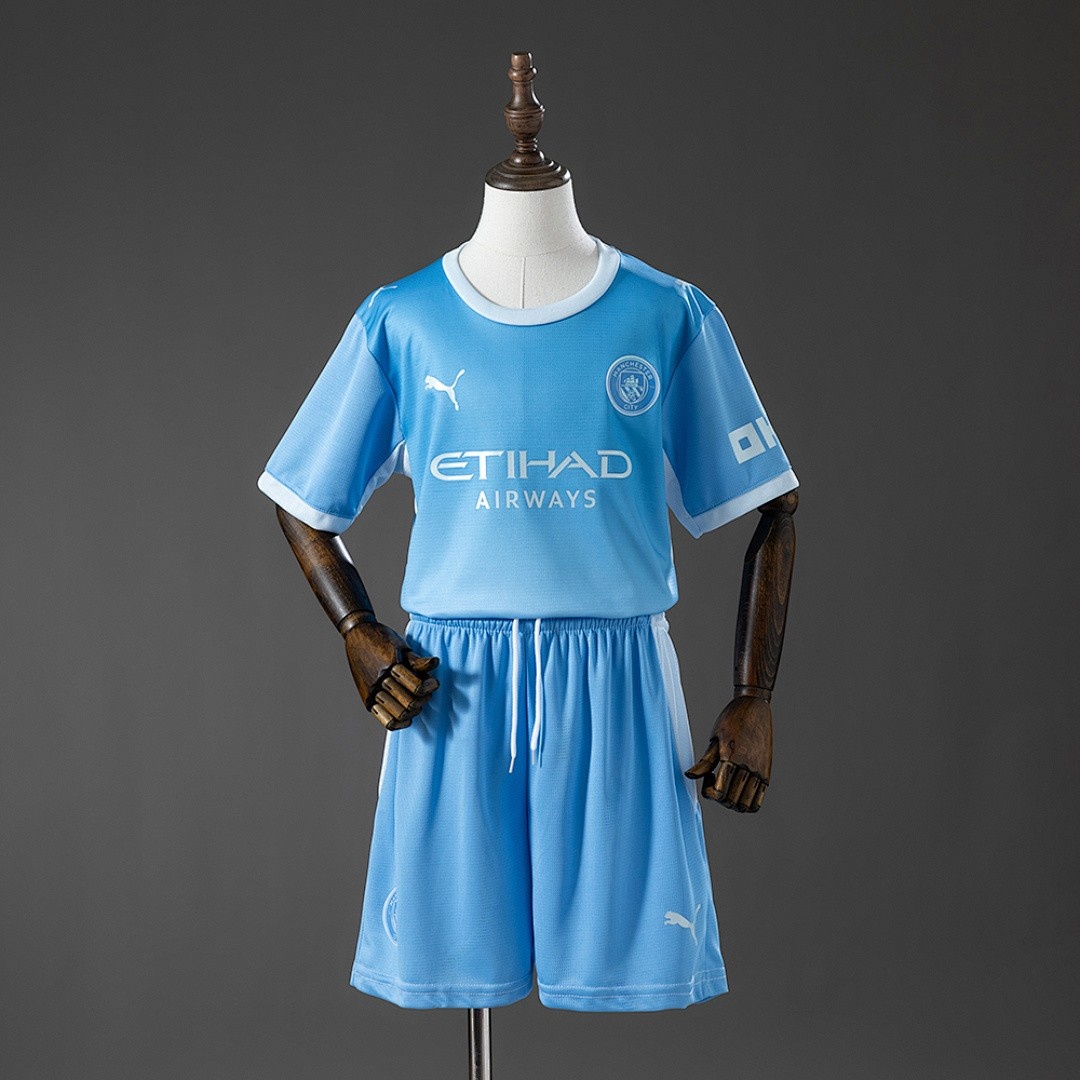 JER-3647_1 Manchester City 26/27 Home Kids Kit - 图片 1