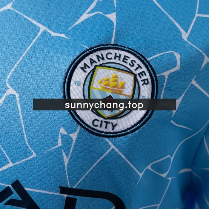 Manchester City 2020/2021 Home Retro Jersey - 图片 8