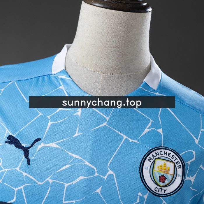 Manchester City 2020/2021 Home Retro Jersey - 图片 9