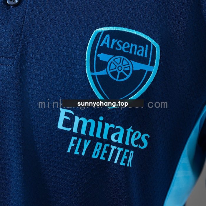 Arsenal 25/26 Polo Shirt - Navy Blue - 图片 6