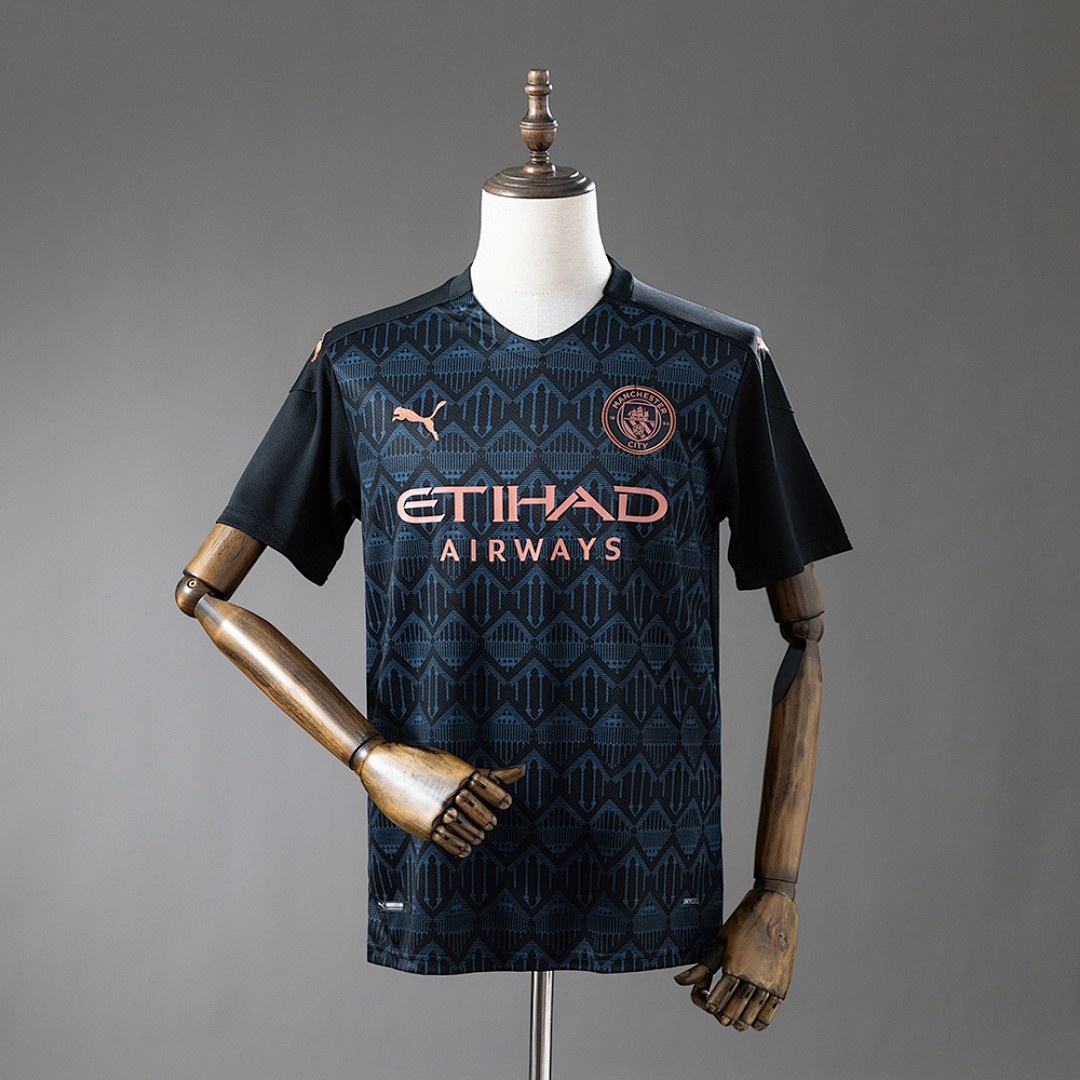 JER-3661_1 Manchester City 20/21 Away Retro Jersey - 图片 1