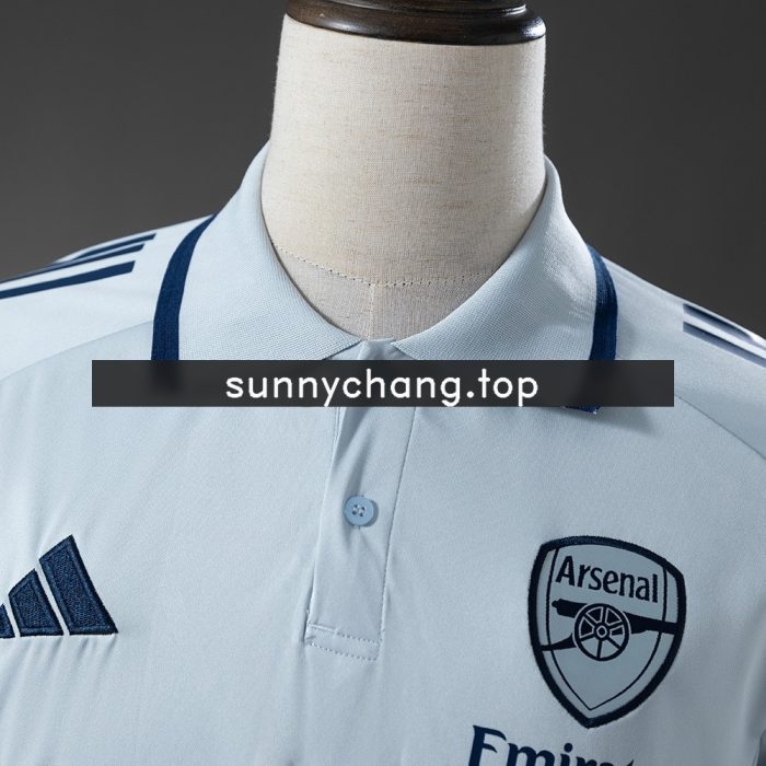 Arsenal 25/26 Polo Shirt - Grey - 图片 7