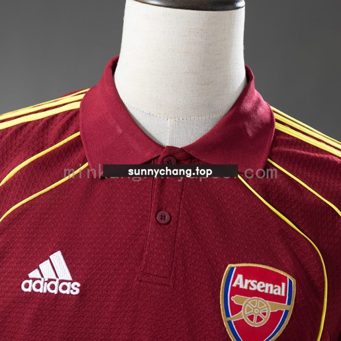 Arsenal 25/26 Polo - Burgundy - 图片 7