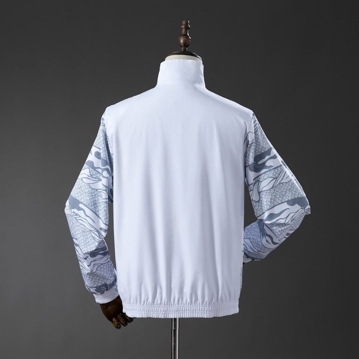 Manchester City Reversible Jacket Windbreaker - White & Mint Green - 图片 9