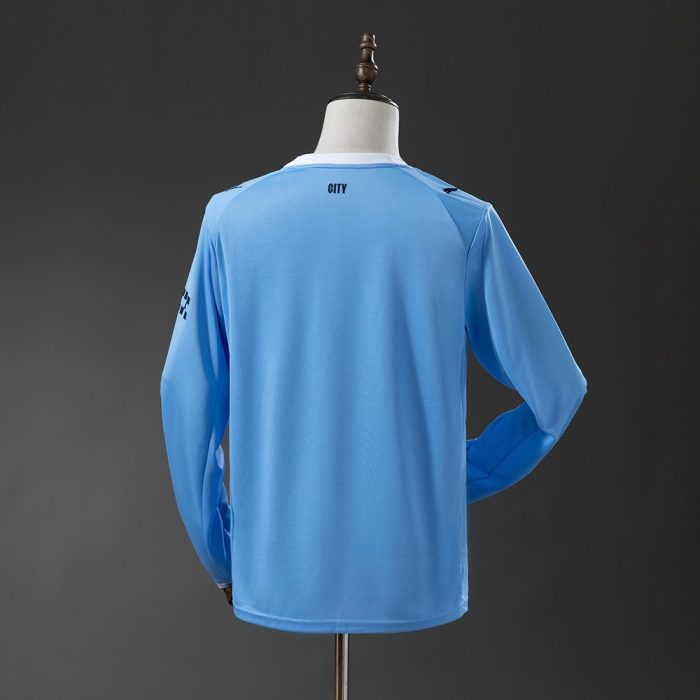 Manchester City 25/26 Home Long Sleeve Jersey - 图片 8