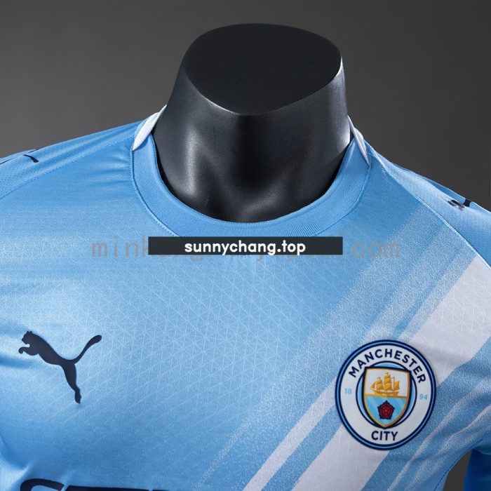 Manchester City 25/26 Home Long-Sleeve Player Version Jersey - 图片 9