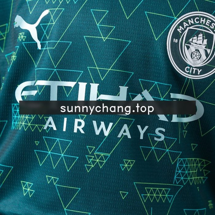 Manchester City 25/26 Fourth Away Kids Kit Jersey - 图片 7