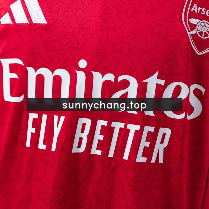 Arsenal 25/26 Home Long Sleeve Jersey - 图片 6
