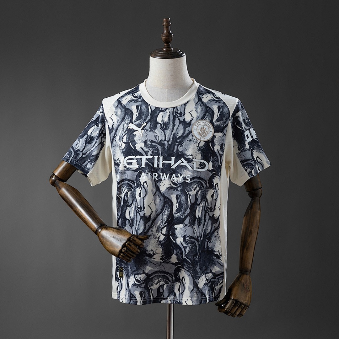 JER-3702_1 Manchester City 25/26 Year of the Horse Special Edition Jersey - 图片 1