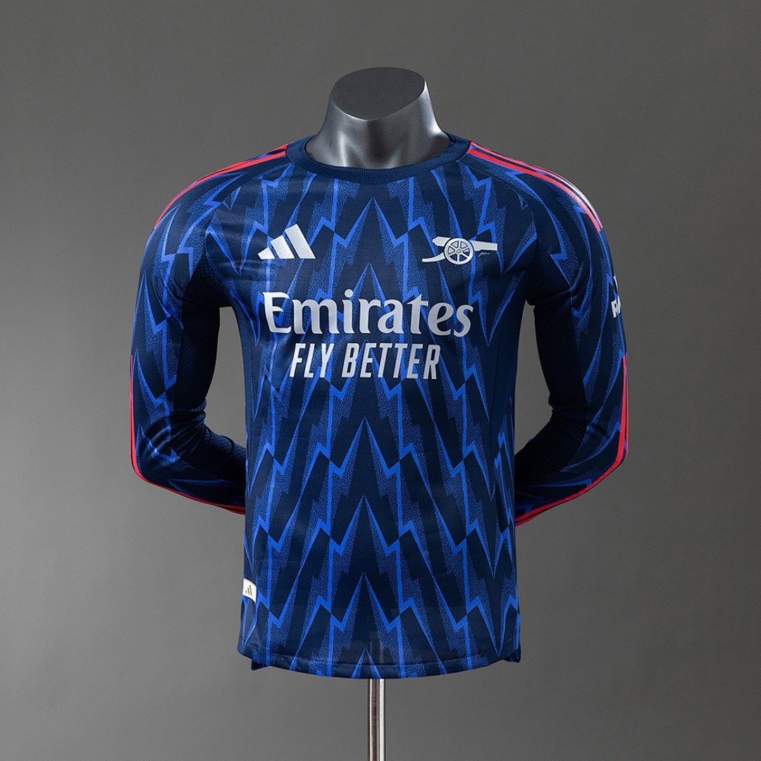 JER-3710_1 Arsenal 25/26 Away Player Version Long Sleeve Jersey - 图片 1