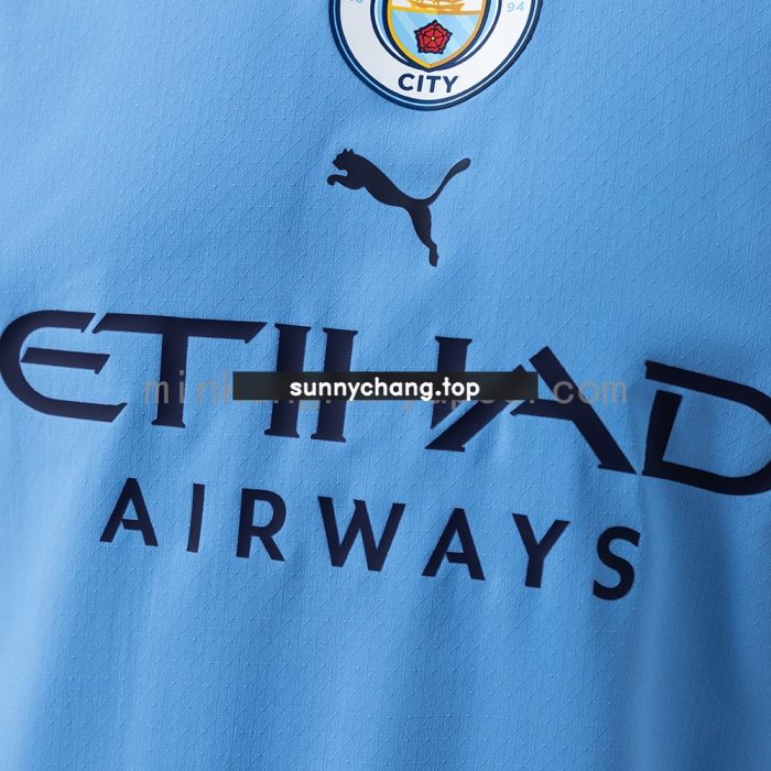 Manchester City 22/23 Home Player Version Retro Jersey - 图片 5